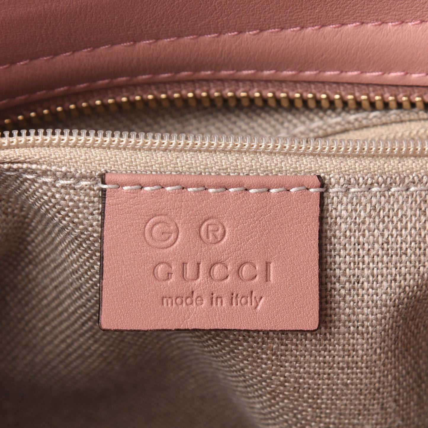 Microguccissima Small Bree Tote Soft Pink