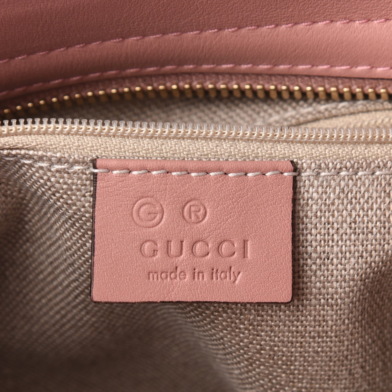 Gucci Microguccissima Small Bree Tote Soft Pink 9 of 10