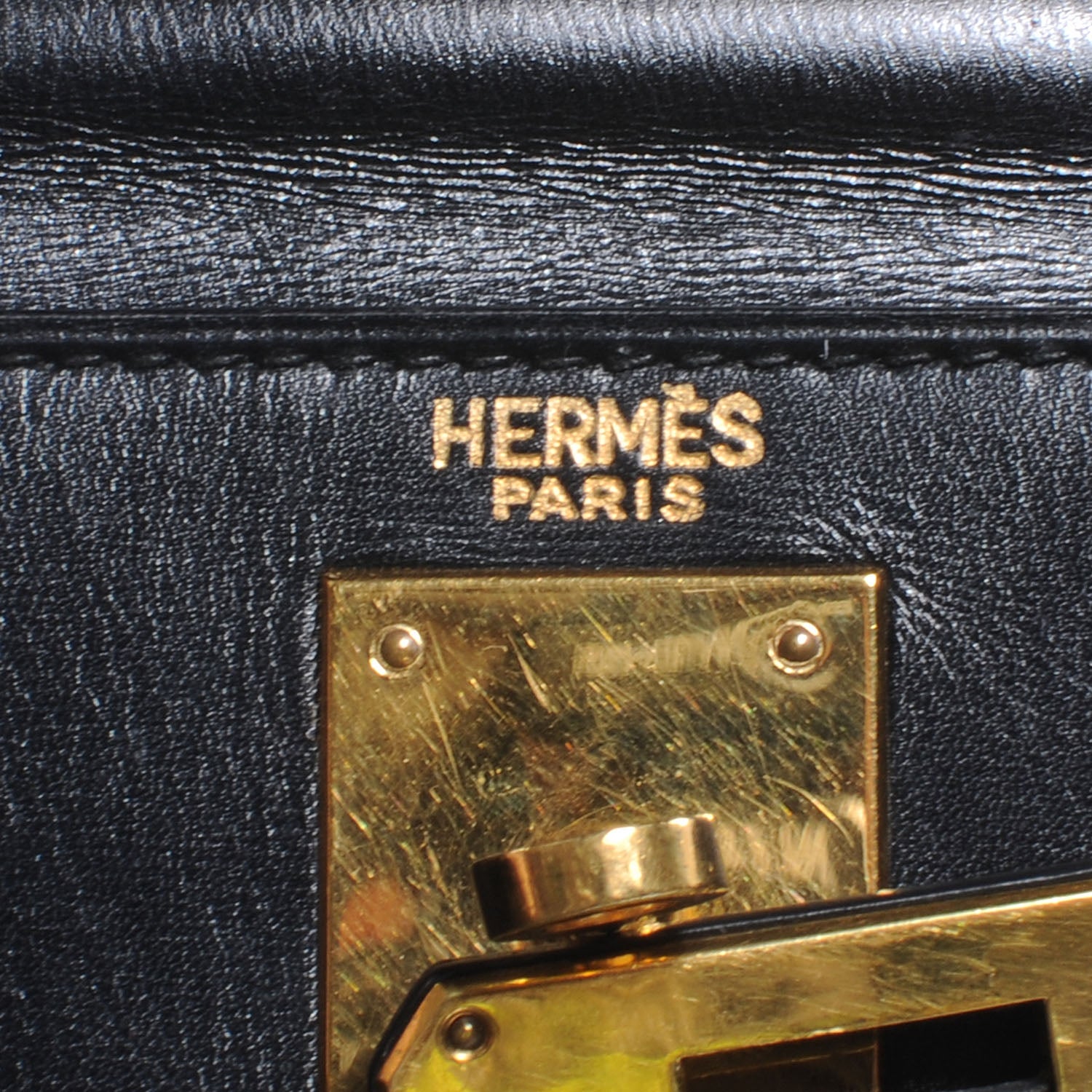 Hermes Box Kelly 28 Black 7 of 10