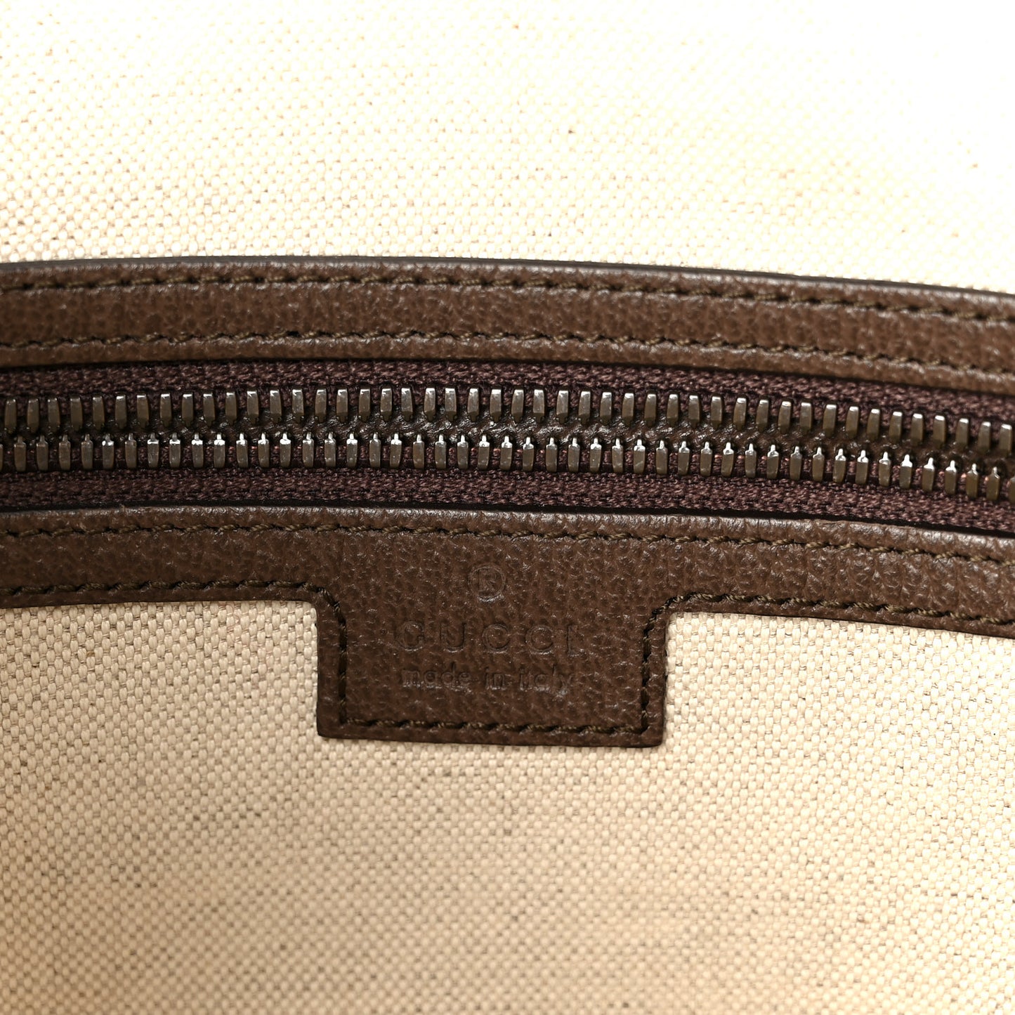 GG Supreme Monogram Web Small Ophidia Half Moon Hobo Brown