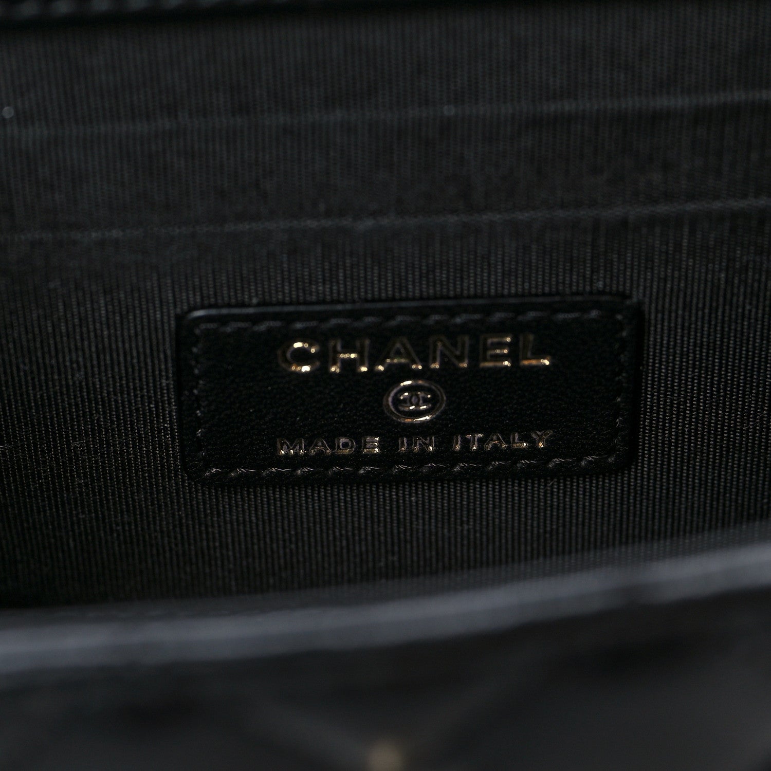Chanel Lambskin Quilted Mini Trendy CC Chain Wallet Black 6 of 10