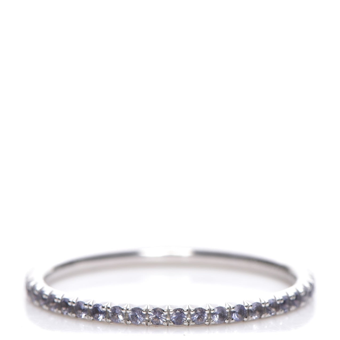 18K White Gold Iolite Metro Ring 7