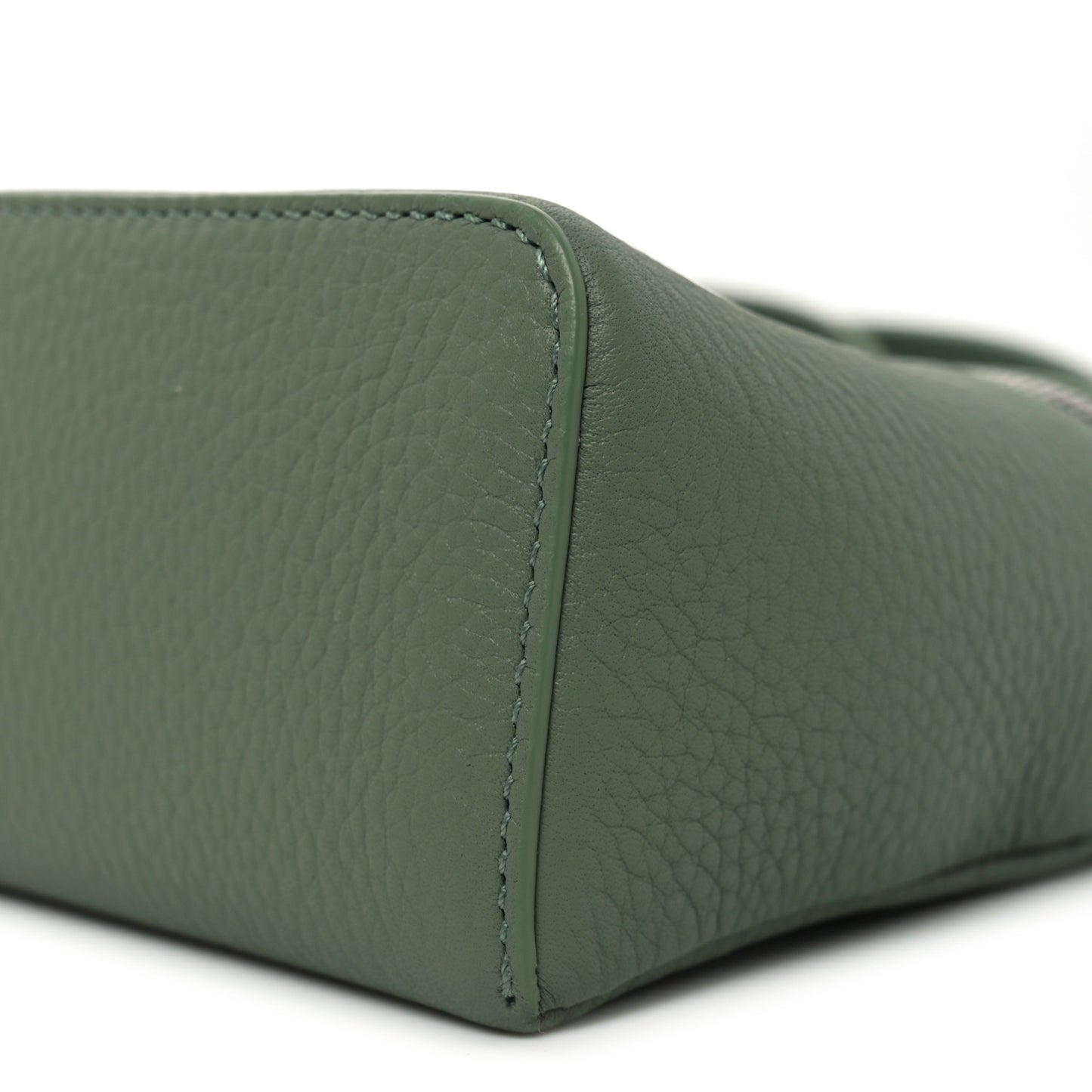 Grained Calfskin L19 Extra Pocket Pouch Sage Brush Leaves