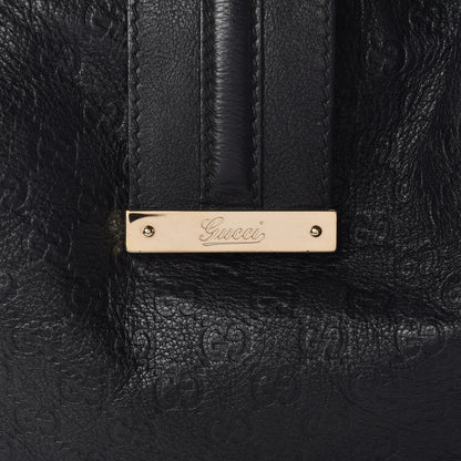 Gucci Guccissima Large New Ladies Web Hobo Black 8 of 11