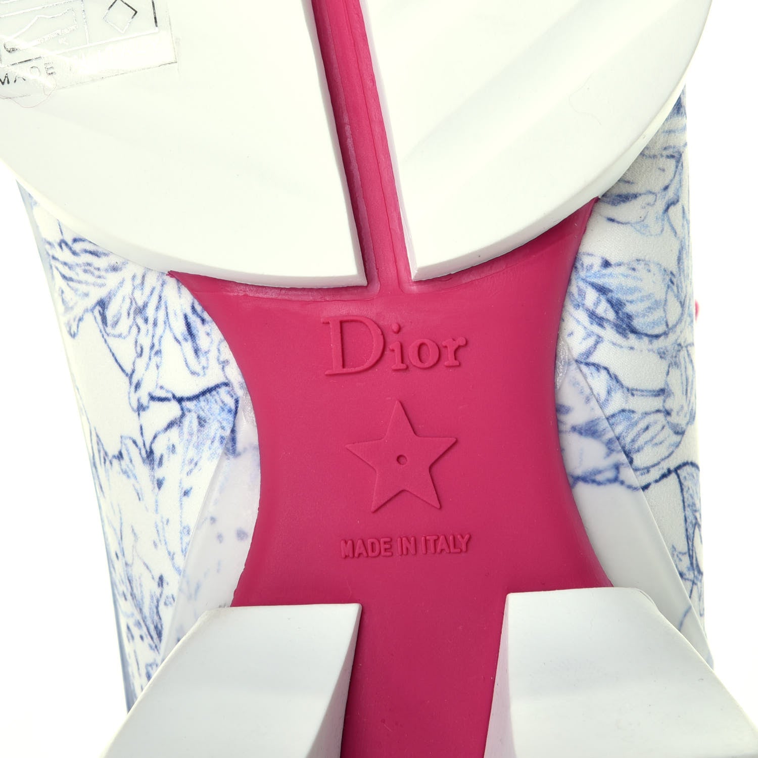Christian Dior Technical Fabric Dior Around the World Print Womens D-Connect Sneakers 40 Blue Multicolor 7 of 9