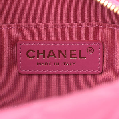 Chanel Lambskin Quilted Small Perfect Meeting Hobo Pink 6 of 10