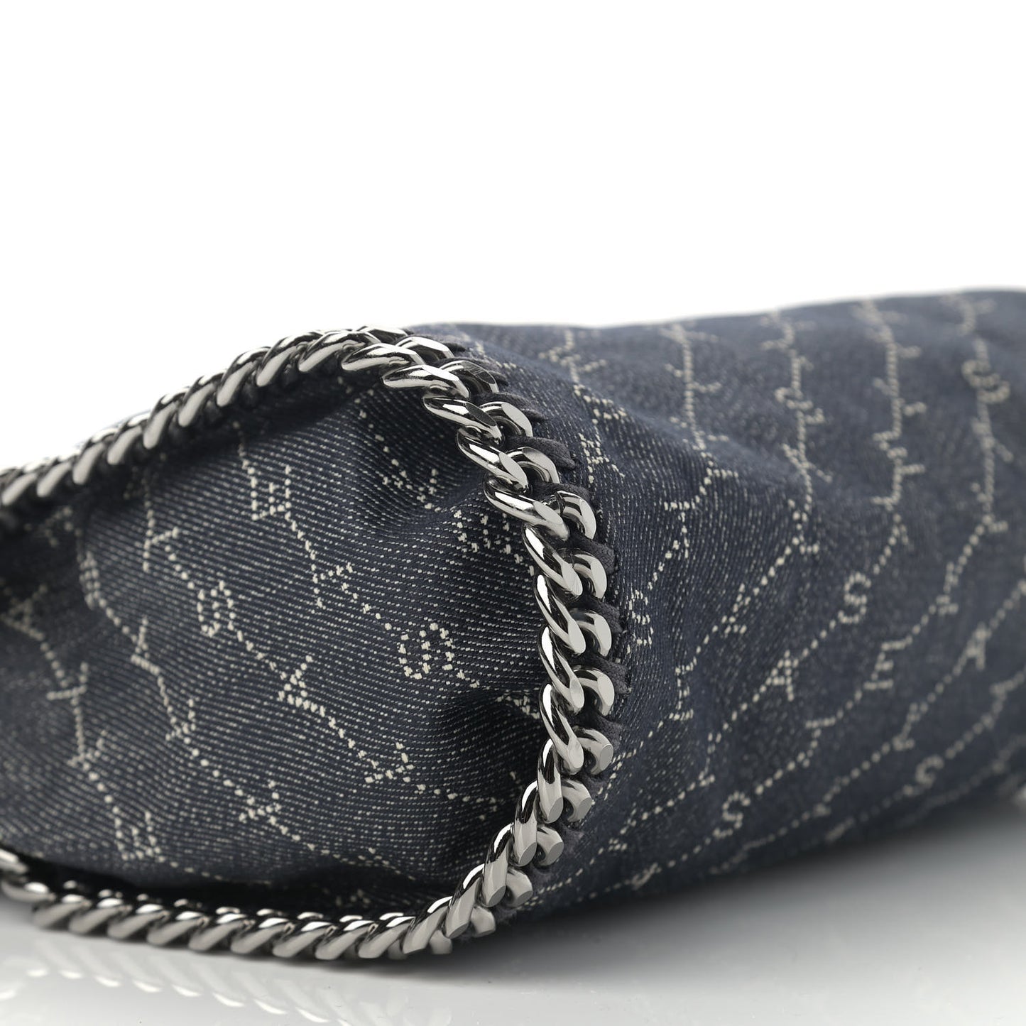 Denim Logo Falabella Tote Navy