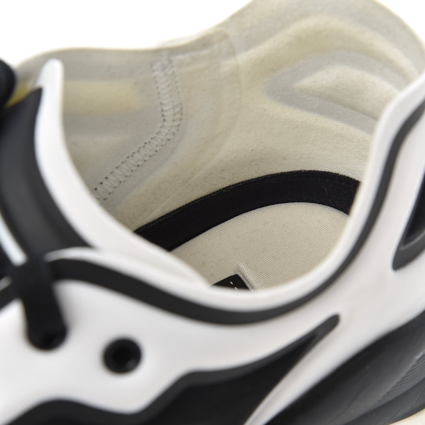Mesh Lycra Thermoplastic Mens Sneakers 46 Black White