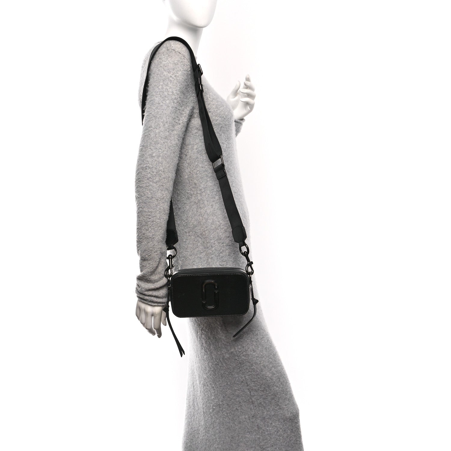 Marc Jacobs Saffiano Snapshot Camera Bag Black 2 of 11