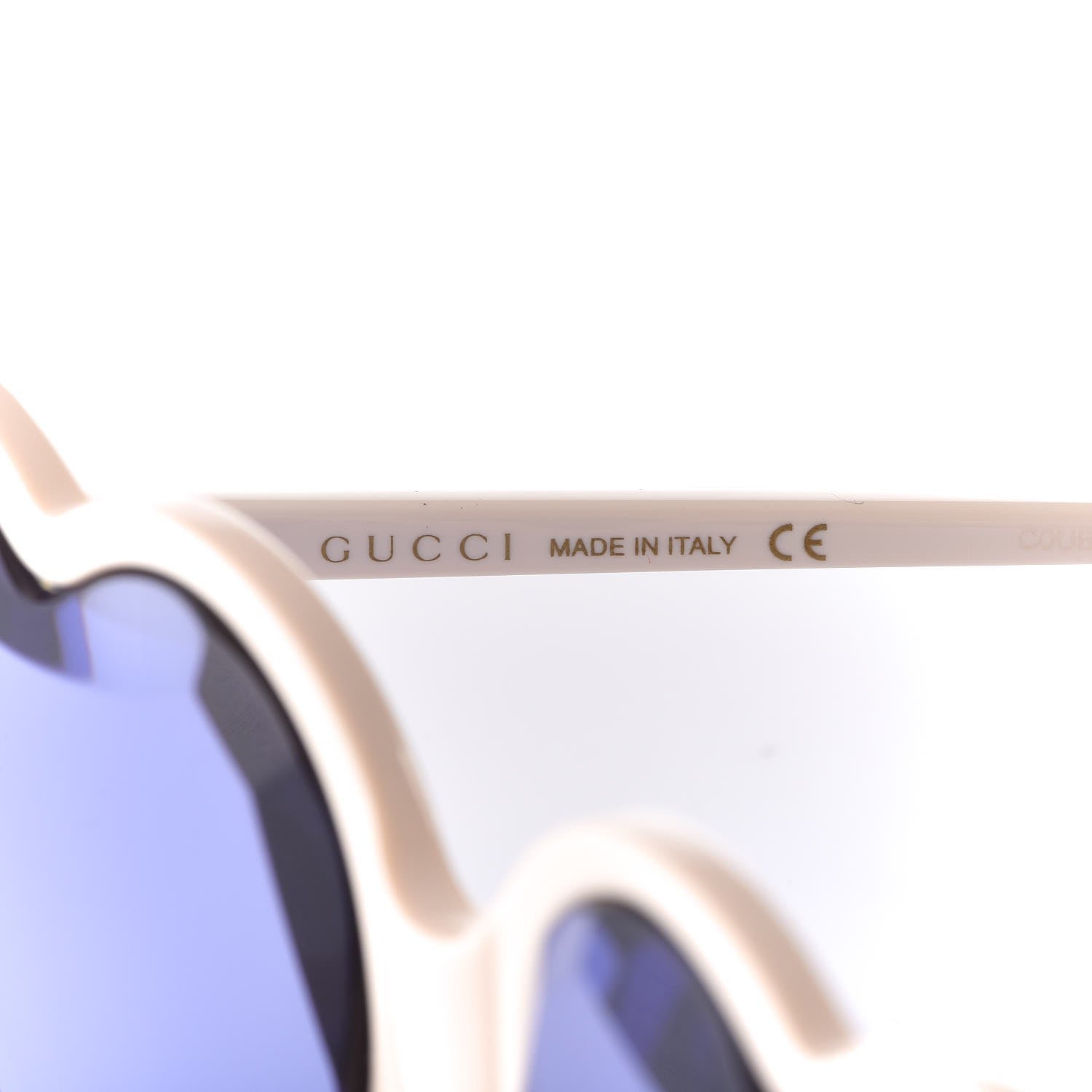 Gucci Hollywood Forever Heart Sunglasses GG0360S White 6 of 7