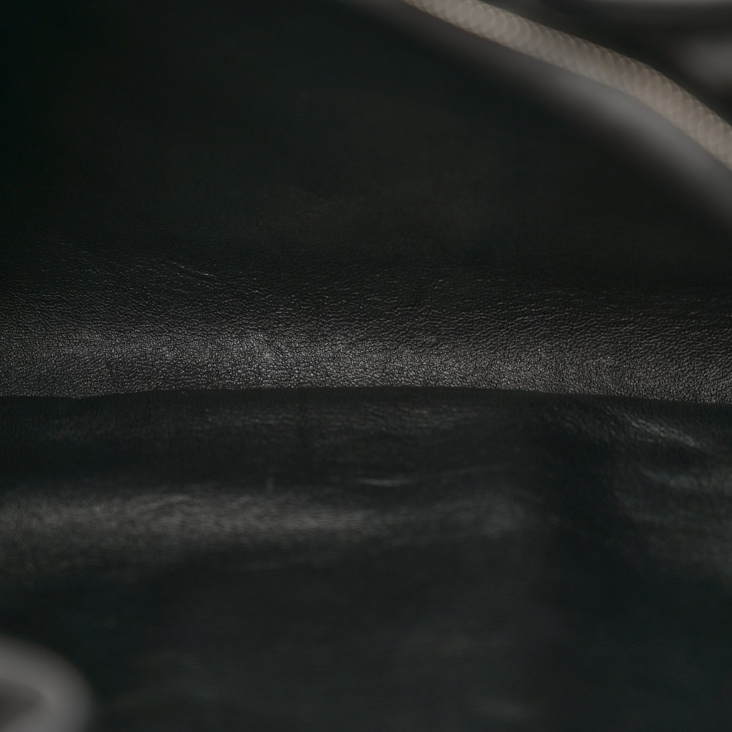 Goatskin XL Bourse Bag Black