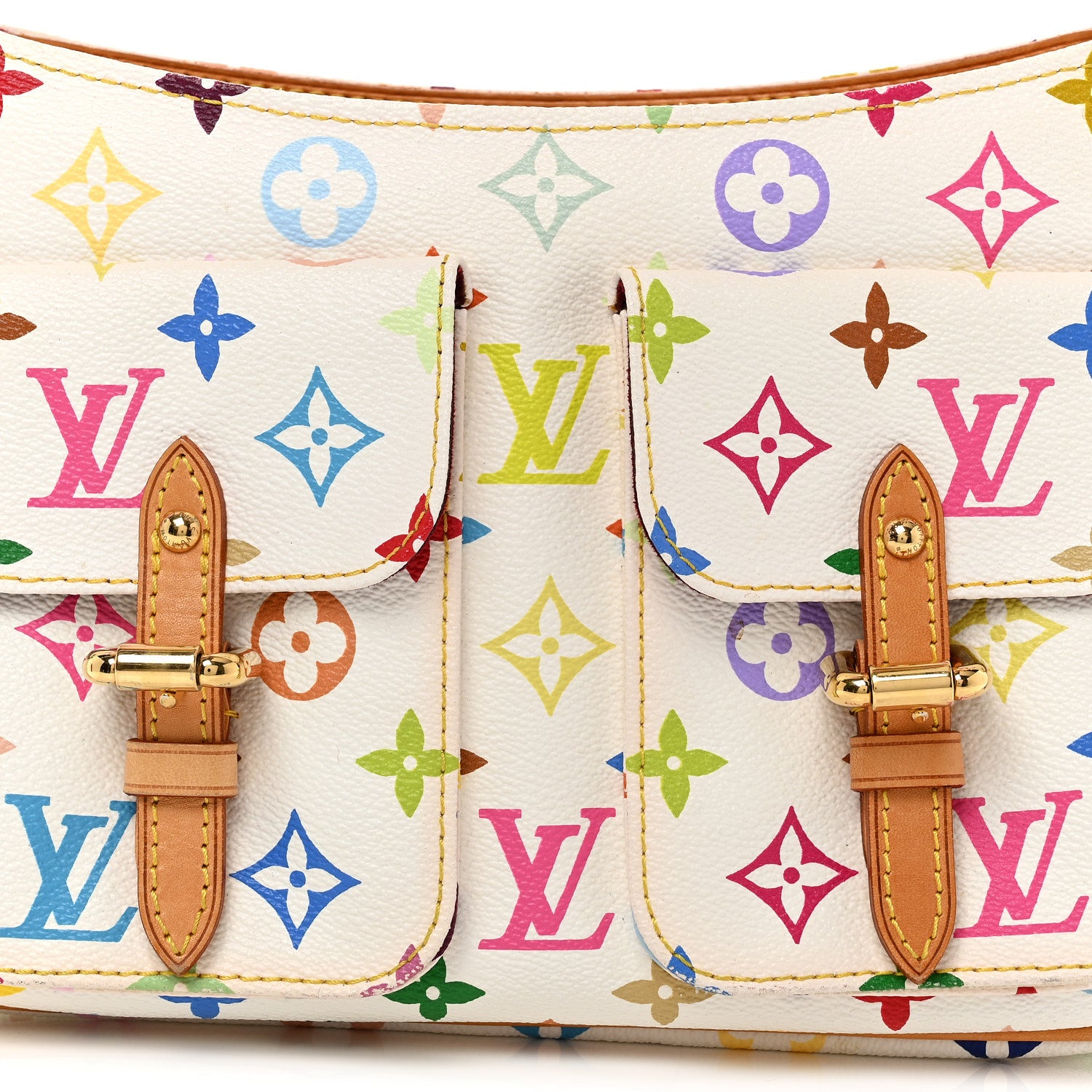 Louis Vuitton Monogram Multicolor Lodge PM White 7 of 9