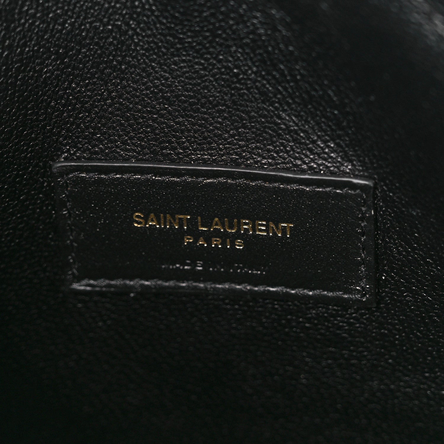 Saint Laurent Calfskin Crocodile Embossed Paris Mini Toy Shopper Tote Black 6 of 12