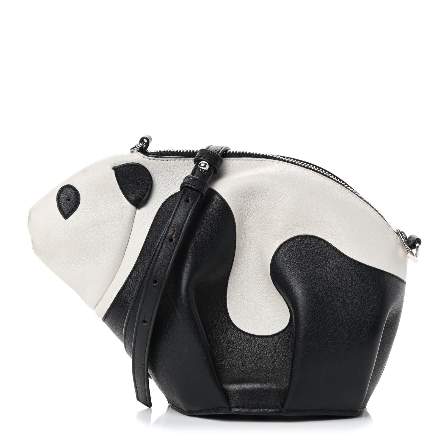 Loewe Calfskin Panda Crossbody Black White 1 of 9