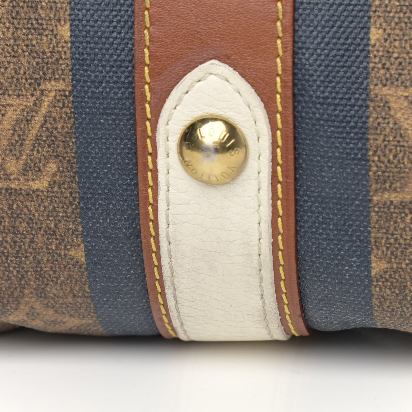 Monogram Rayures Tisse Sac GM Blue