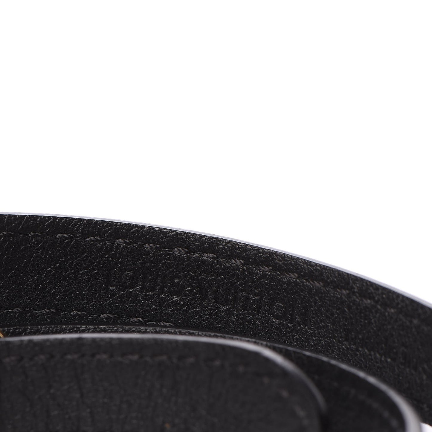 Calfskin Box It Bracelet 17 Black