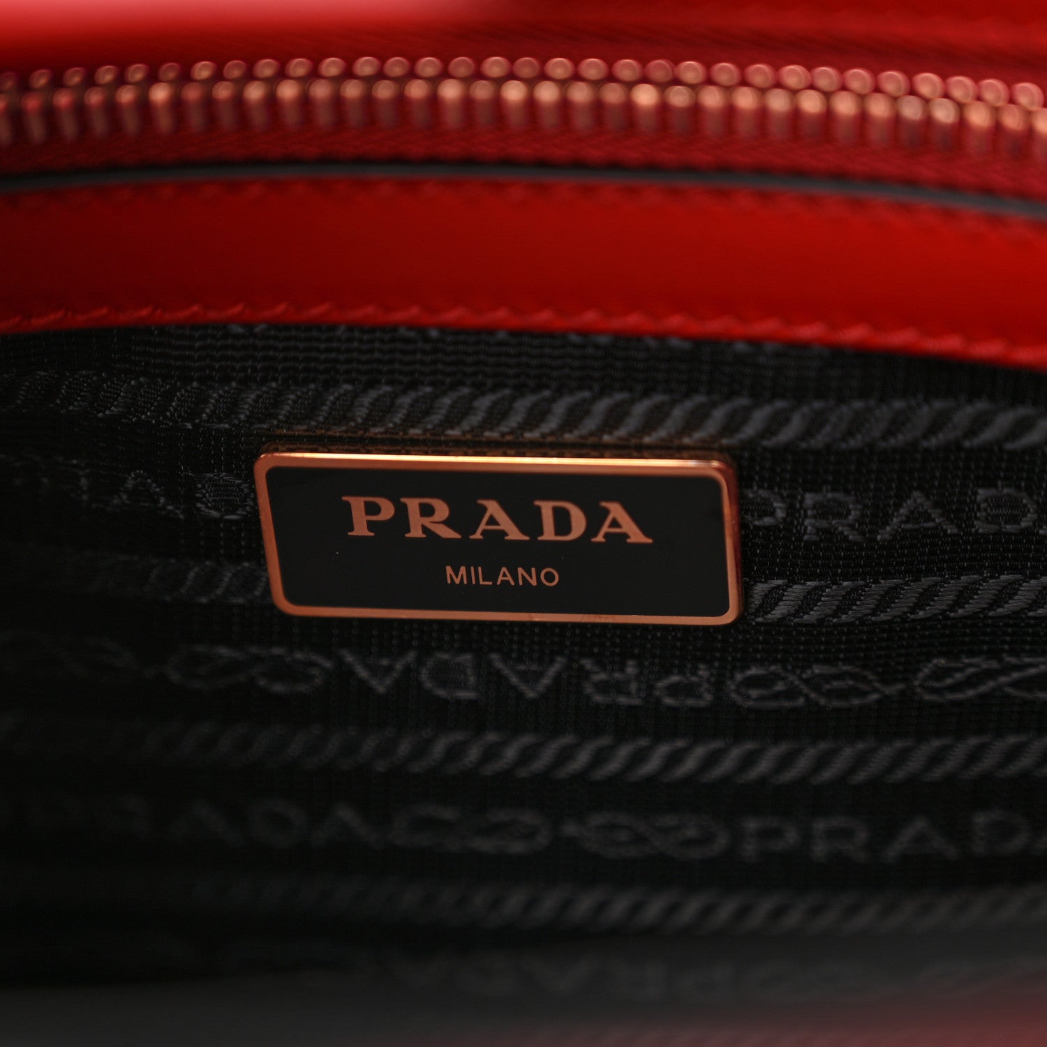 Prada Saffiano Soft Calfskin Large Tote Fuoco 6 of 10