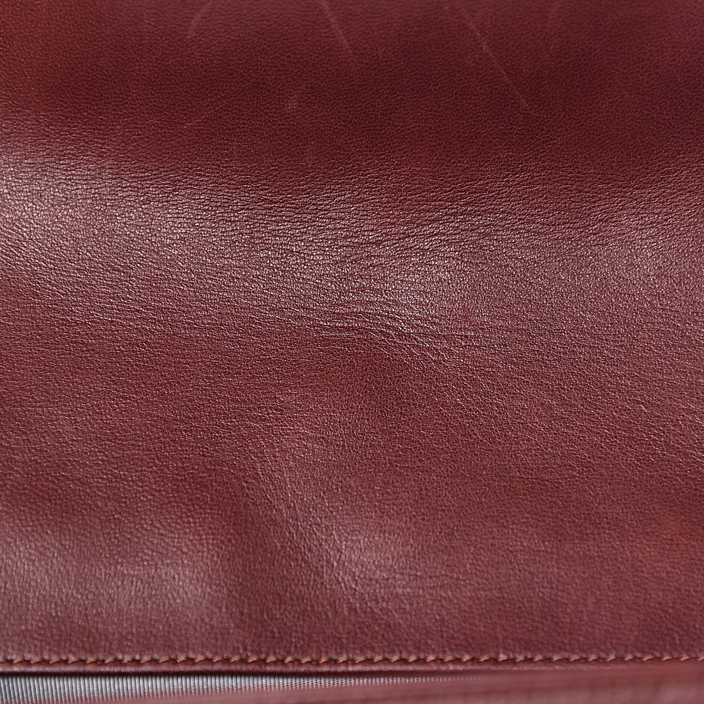 Lambskin Quilted Medium Boy Flap Burgundy