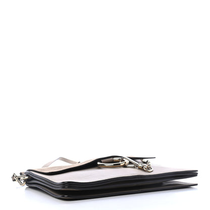Chloe Calfskin Suede Medium Faye Shoulder Bag Motty Grey 3 of 5