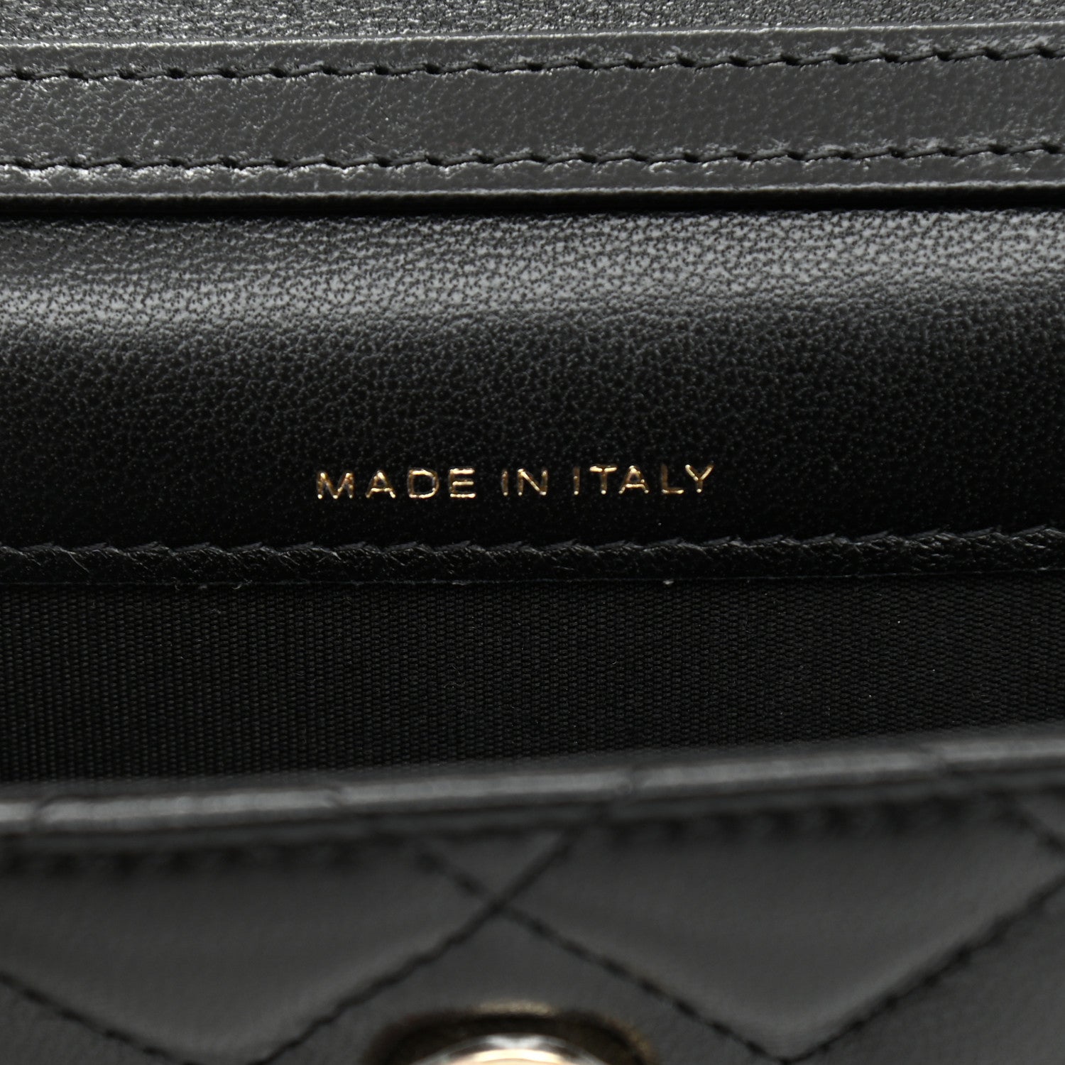 Chanel Shiny Lambskin Ribbon Quilted Flap Belt Bag Black 7 of 10