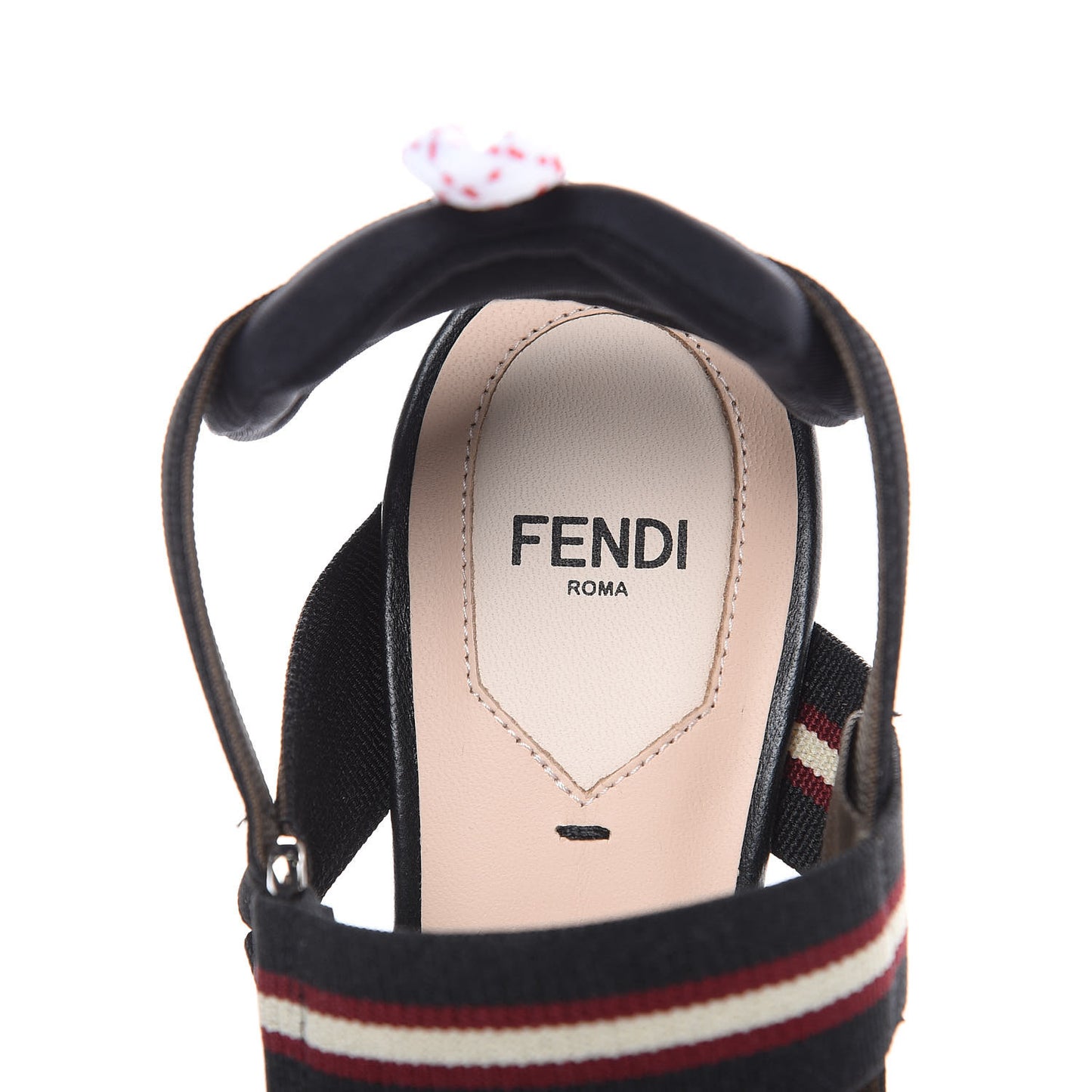 Technical Mesh FF Colibri 85mm Slingback Pumps 37 Tobacco Moro Bordeaux Black Military