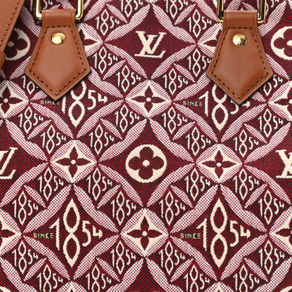 Louis Vuitton Jacquard Since 1854 Speedy Bandouliere 25 Bordeaux 8 of 10