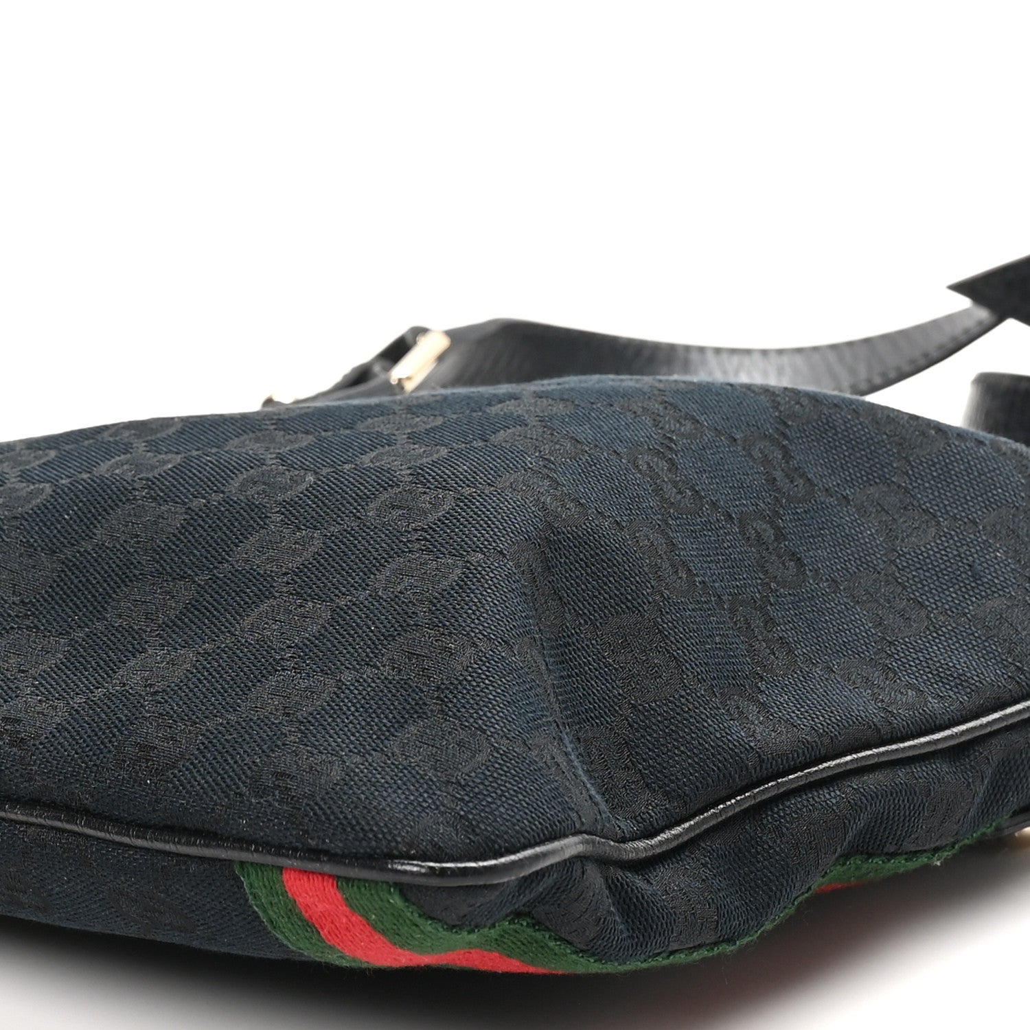 Gucci Monogram Web Jolicoeur Charms Messenger Bag Black 10 of 10