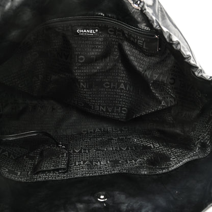Chanel Vinyl XL Coco Cabas Black 4 of 10