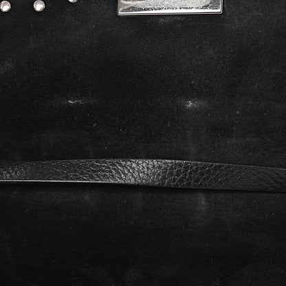 Valentino Garavani Pebbled Calfskin Medium Rockstud Flip Lock Crossbody Bag Black 8 of 14