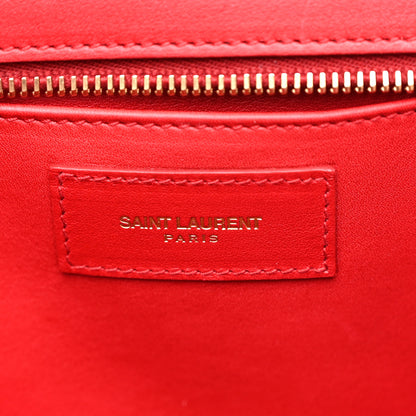 Saint Laurent Calfskin Small Classic Y Cabas Red 6 of 10