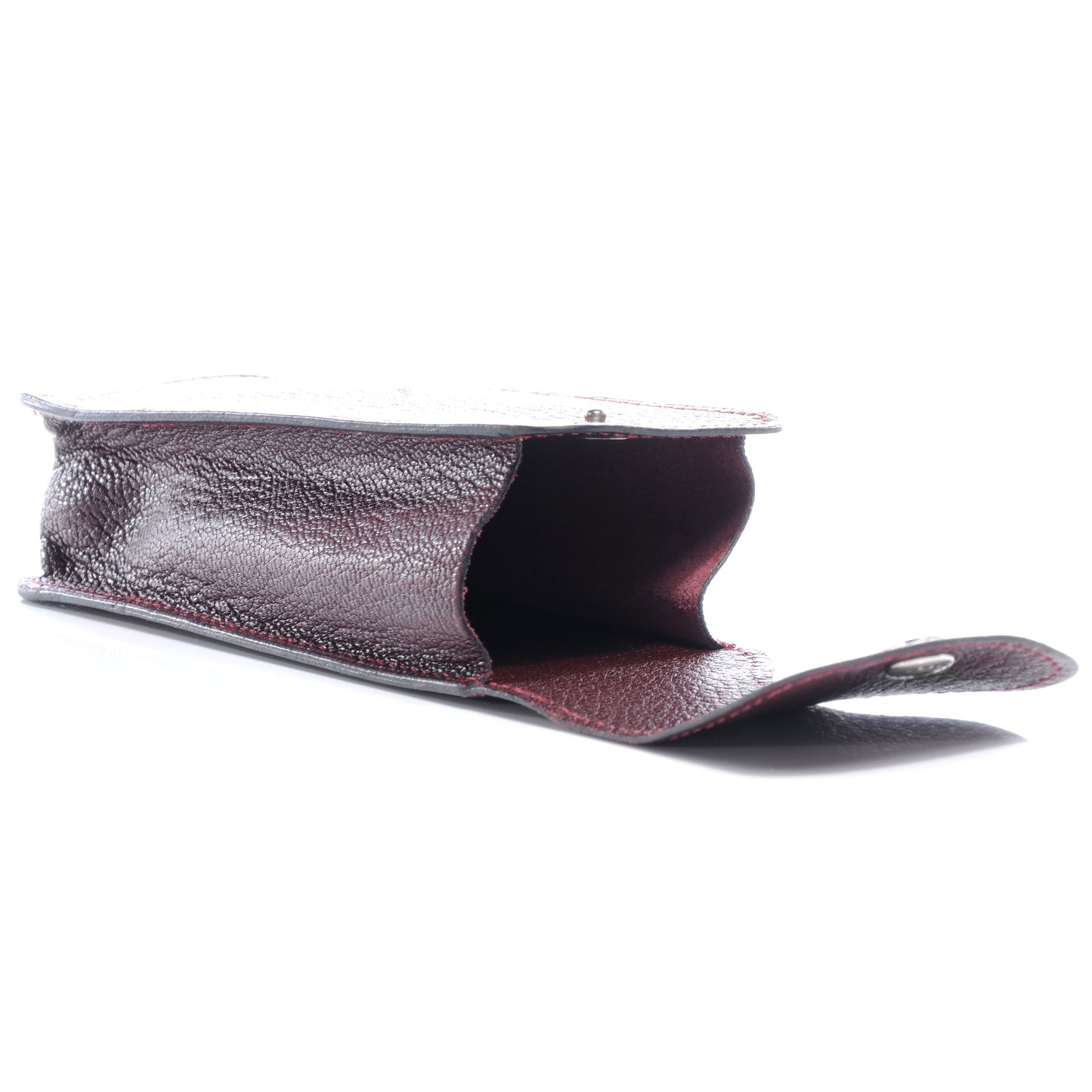 Chevre Mysore Accessory Case Raisin