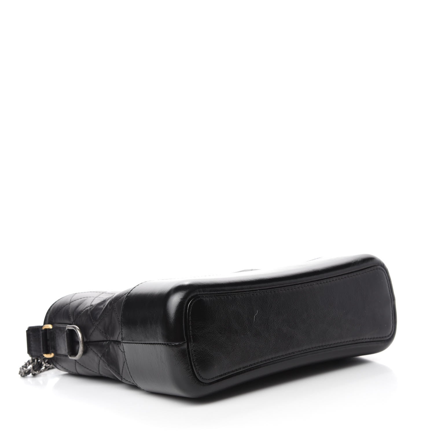 Chanel Aged Calfskin Quilted Medium Gabrielle Hobo Black 4 of 11