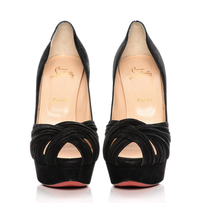 Christian Louboutin Suede Aborina 150 Pumps 41.5 Black 2 of 7
