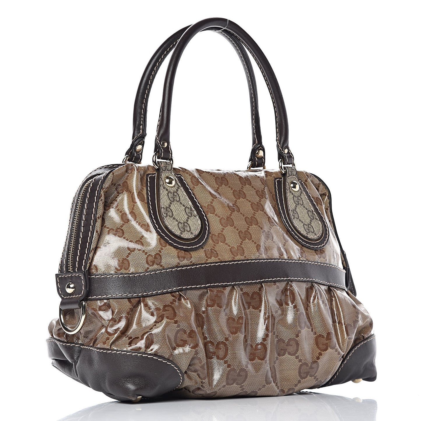 Crystal Monogram Medium Mix Dark Brown