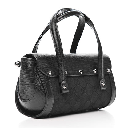 Gucci Monogram Small Bamboo Bullet Black 3 of 10