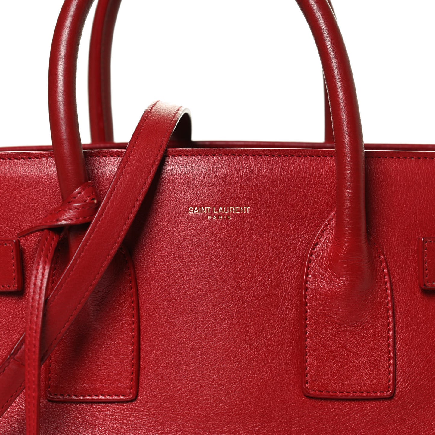 Calfskin Small Sac De Jour Lipstick Red