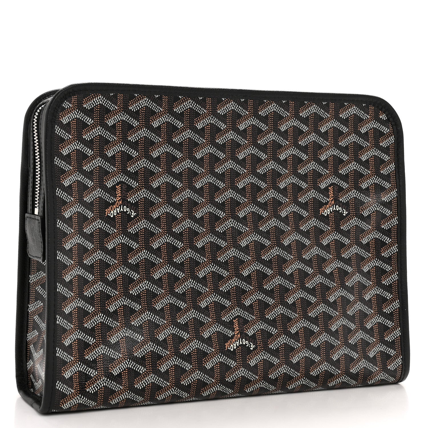 Goyard Goyardine Jouvence GM Toiletry Pouch Black 3 of 6