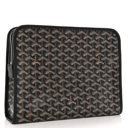 Goyard Goyardine Jouvence GM Toiletry Pouch Black 3 of 6