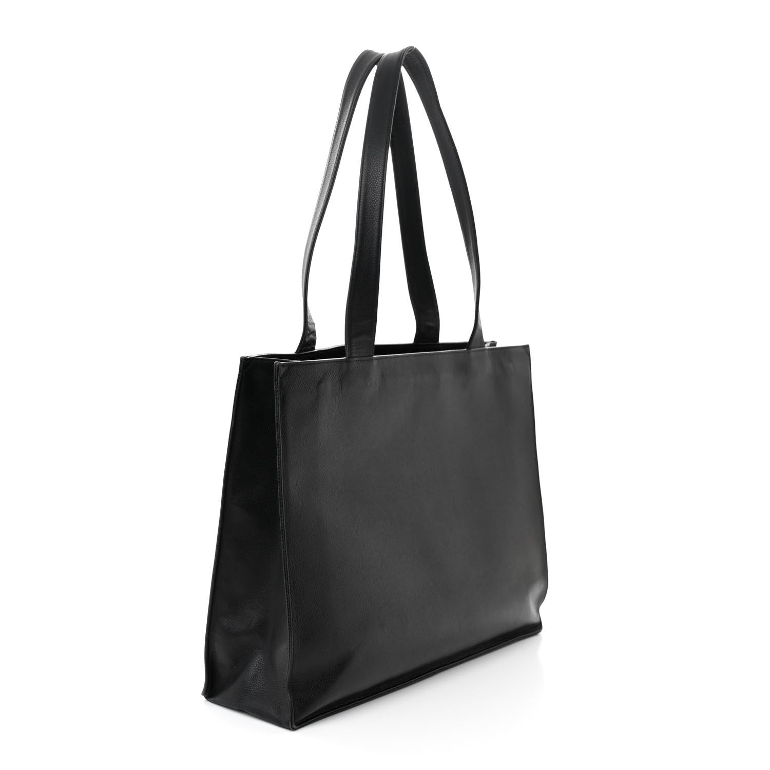 Chanel Caviar CC Shopper Tote Black 3 of 14