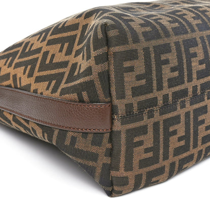 Fendi Zucca Vitello Artic Small Hobo Tobacco Castagna 9 of 10