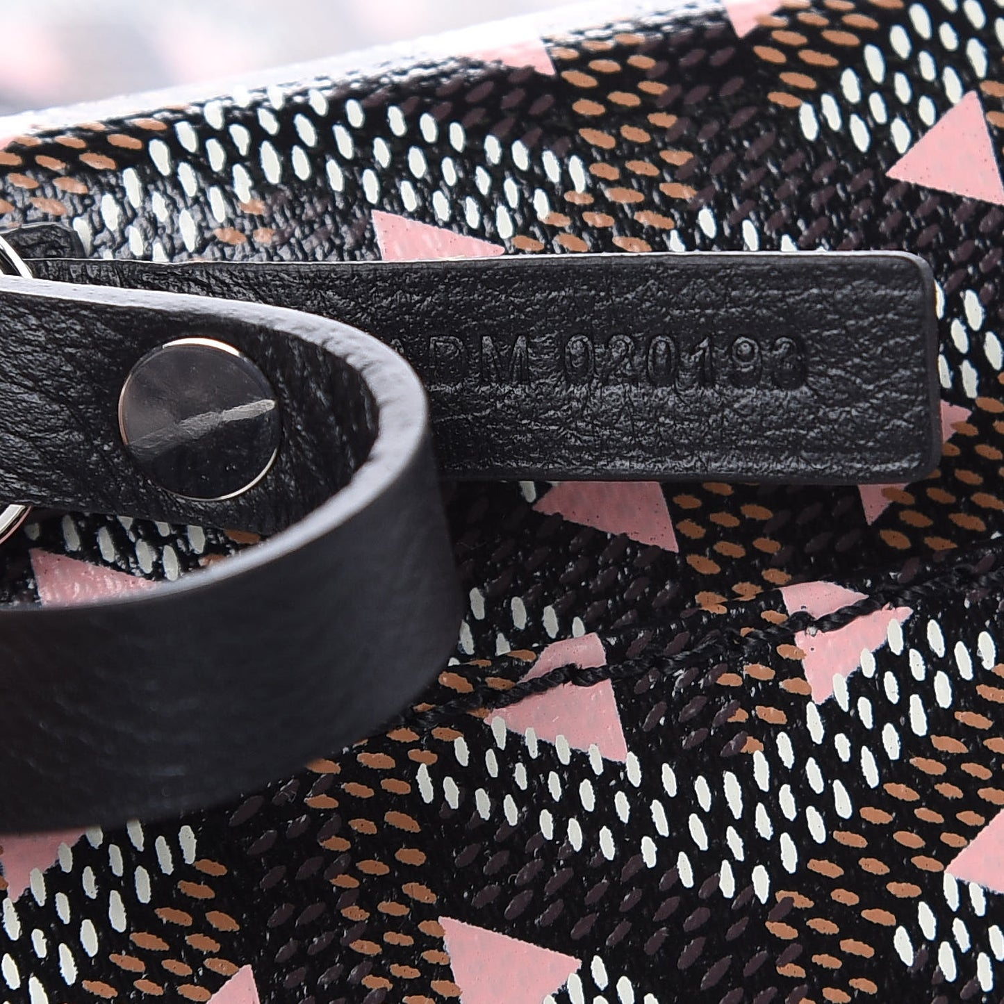 Goyardine Saint Louis Claire Voie PM Black Rose Pink