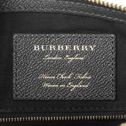 Burberry Soft Grain Calfskin House Check Small Helmsley Crossbody Blue Carbon 6 of 10