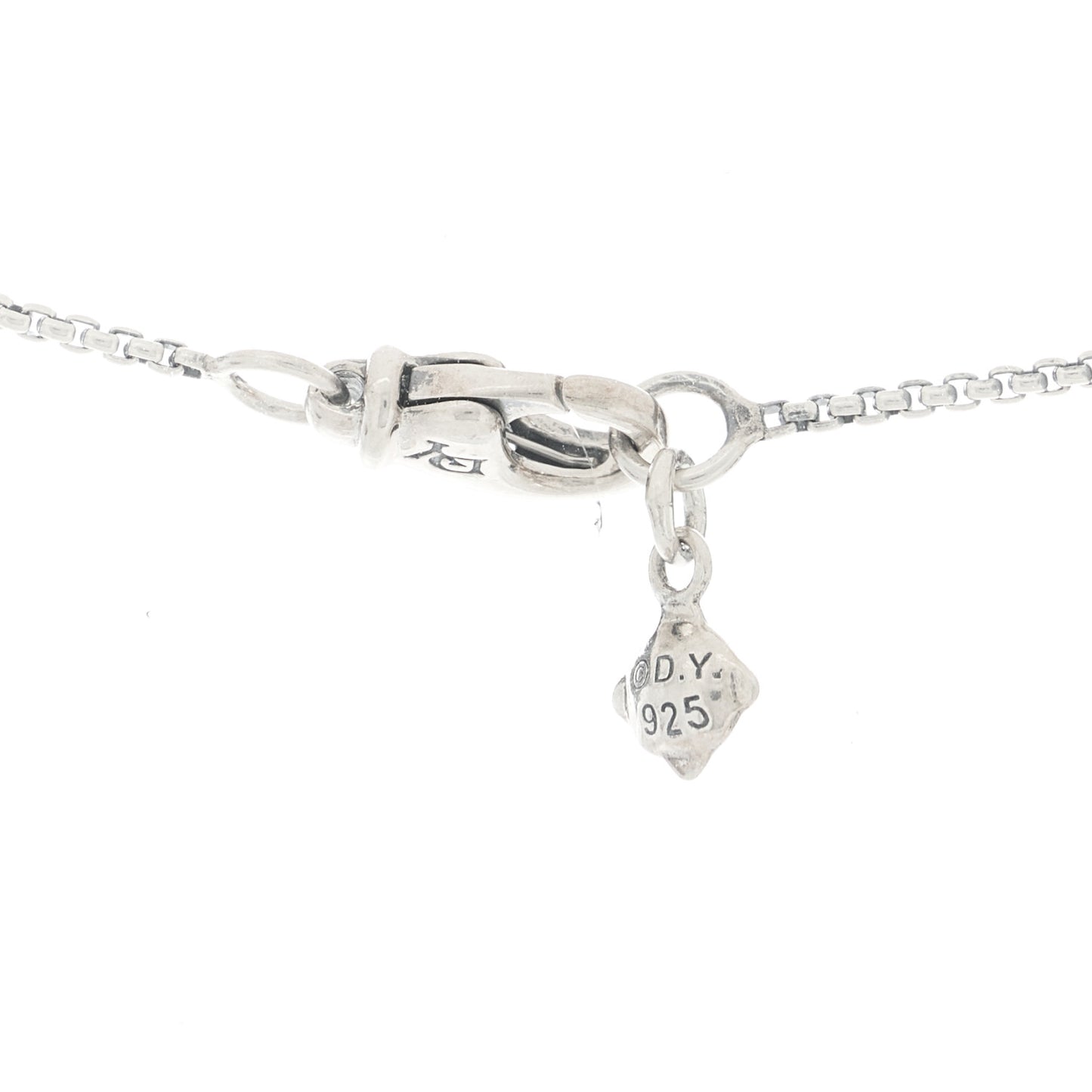 Sterling Silver Diamond Prasiolite 23mm Starburst Pendant Necklace