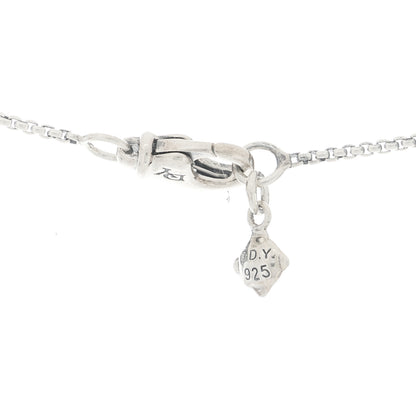 David Yurman Sterling Silver Diamond Prasiolite 23mm Starburst Pendant Necklace 4 of 8