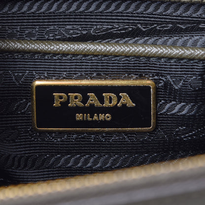 Prada Saffiano Large Galleria Double Zip Tote Militare 6 of 10