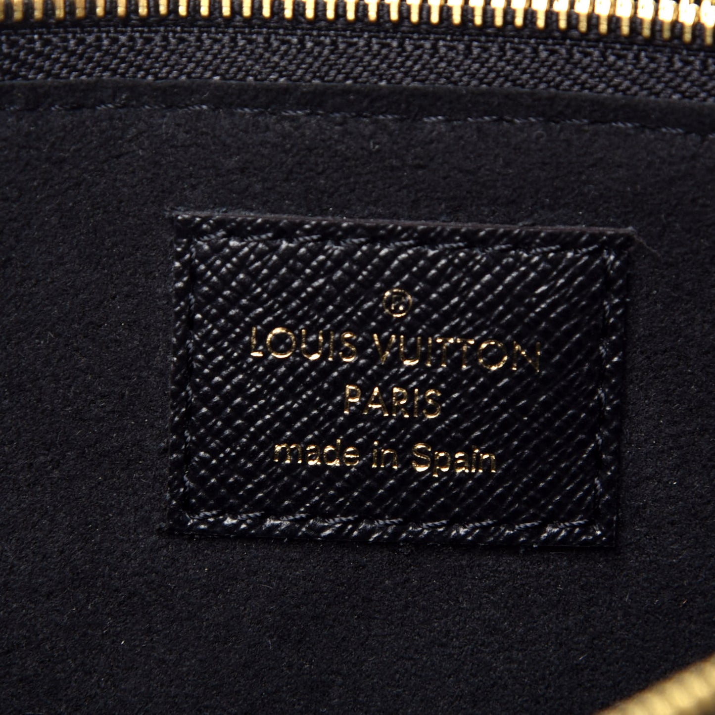 Monogram Giant Jungle Pochette Double Zip Black