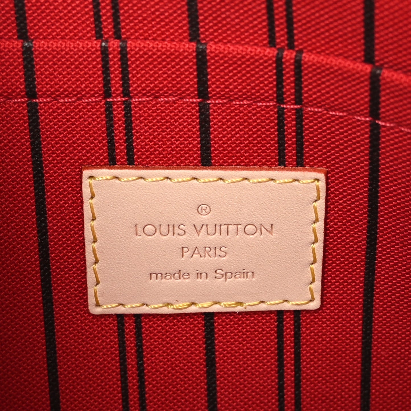 Monogram Neverfull MM GM Pochette Cherry