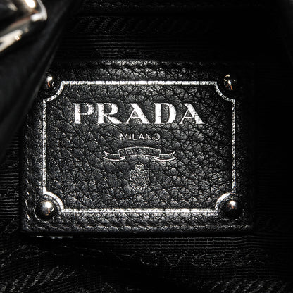 Prada Vitello Daino Hobo Nero Black 6 of 9