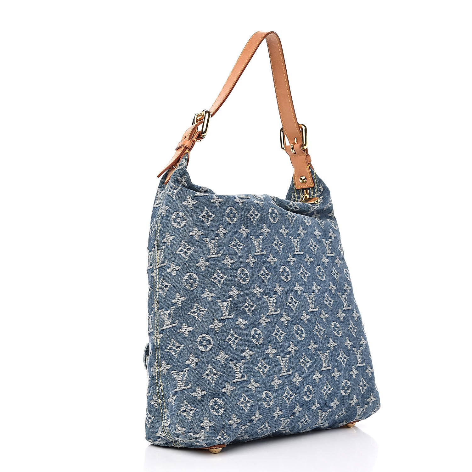 Louis Vuitton Denim Baggy GM Blue 3 of 13