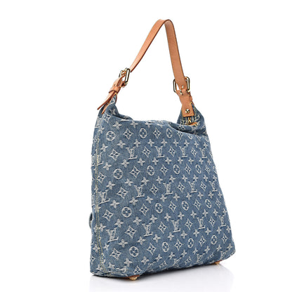 Louis Vuitton Denim Baggy GM Blue 3 of 13